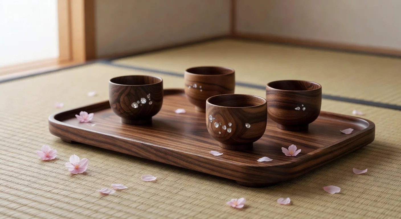 鉄木水晶茶道具セット